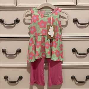 NWT Angel Dear Baby Girl 2 Piece Set Size 12-18 Months